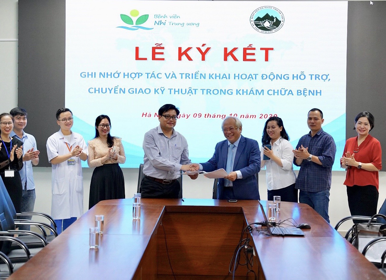 Bệnh viện Nhi Trung ương hỗ trợ chuyên môn cho BVĐK Hà Tĩnh