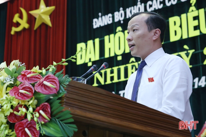 Đoàn kết, thống nhất thực hiện thắng lợi Nghị quyết Đại hội Đại biểu Đảng bộ Khối CCQ&DN Hà Tĩnh lần thứ XVI