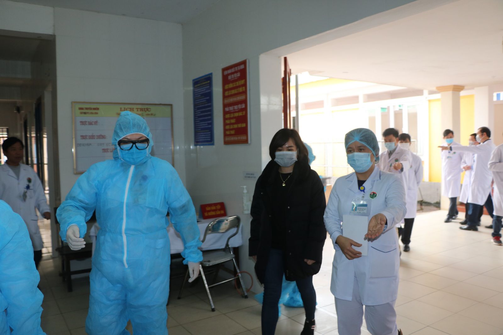 Bệnh viện Đa khoa Hà Tĩnh diễn tập phòng chống dịch viêm phổi cấp 